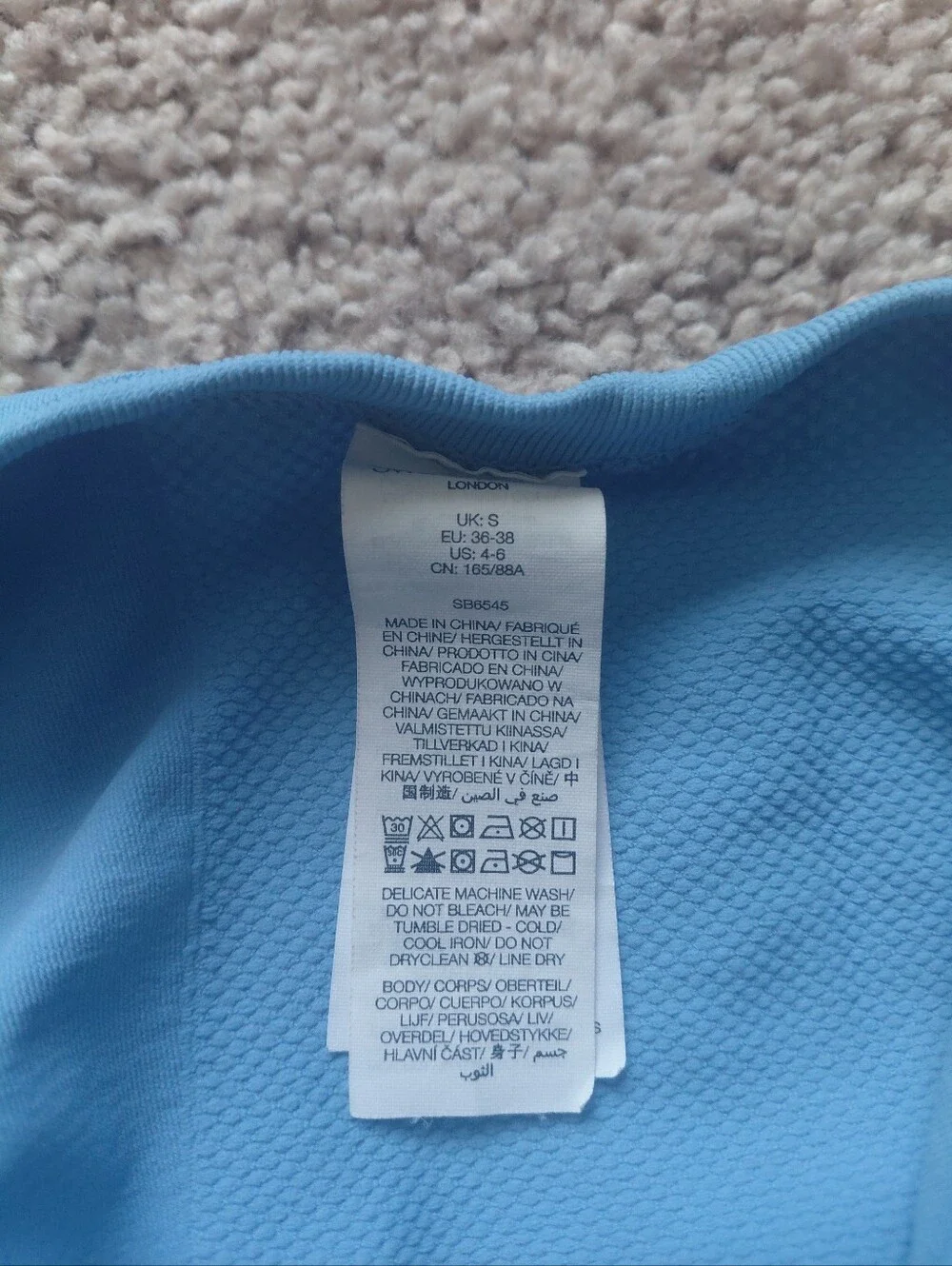 Sweaty Betty Blue Racerback Tank Top - Picture 4 of 4